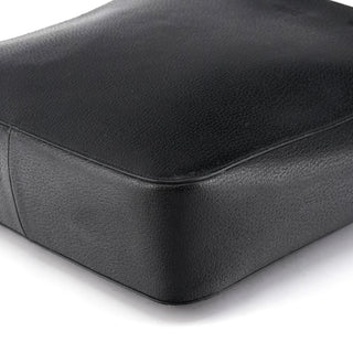 Gucci 002 1060 Black Leather Bamboo Tote Bag