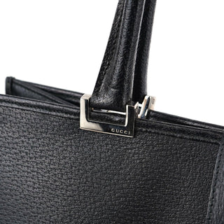 Gucci 002 1064 Black Leather Jackie Tote