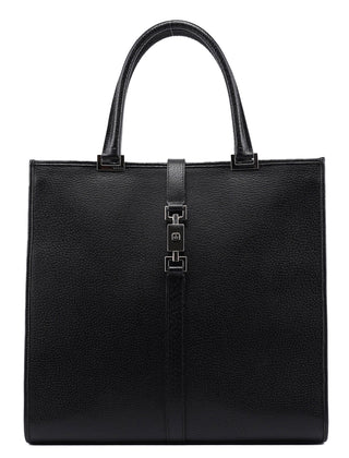 Gucci 002 1064 Black Leather Jackie Tote