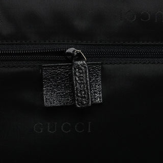 Gucci 002 1064 Black Leather Jackie Tote Bag