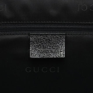 Gucci 002 1064 Black Leather Jackie Tote Bag