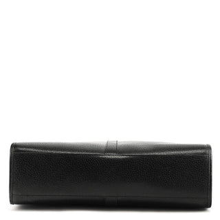 Gucci 002 1064 Black Leather Jackie Tote Bag