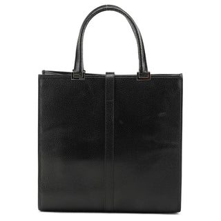 Gucci 002 1064 Black Leather Jackie Tote Bag