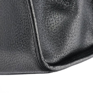 Gucci 002 1064 Black Leather Jackie Tote Bag