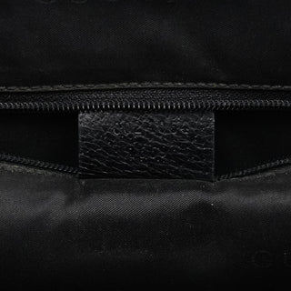 Gucci 002 1064 Black Leather Jackie Tote Bag
