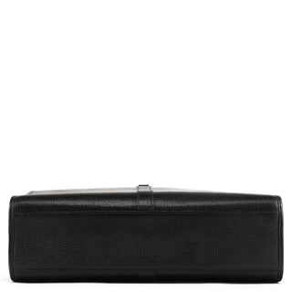 Gucci 002 1064 Black Leather Jackie Tote Bag