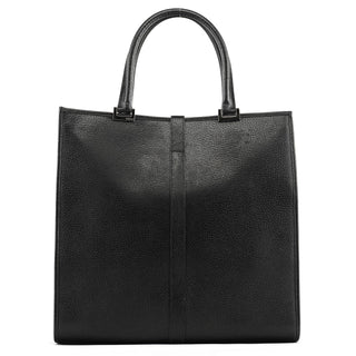 Gucci 002 1064 Black Leather Jackie Tote Bag