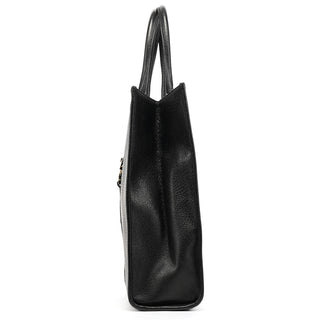 Gucci 002 1064 Black Leather Jackie Tote Bag