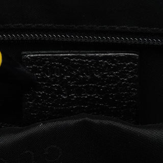 Gucci 002 1064 Black Leather Jackie Tote Bag