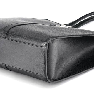 Gucci 002 1064 Black Leather Jackie Tote Bag