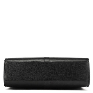 Gucci 002 1064 Black Leather Jackie Tote Bag