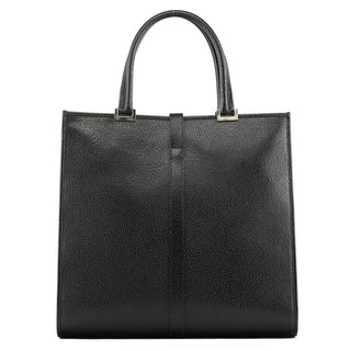 Gucci 002 1064 Black Leather Jackie Tote Bag