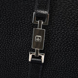 Gucci 002 1064 Black Leather Jackie Tote Bag