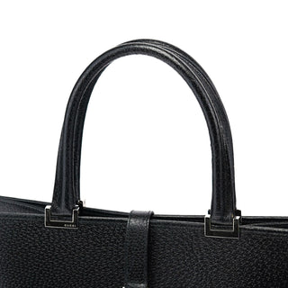 Gucci 002 1064 Black Leather Jackie Tote Bag