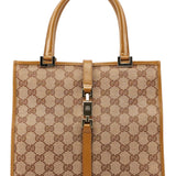 Gucci 002 1065 Beige GG Jackie Tote