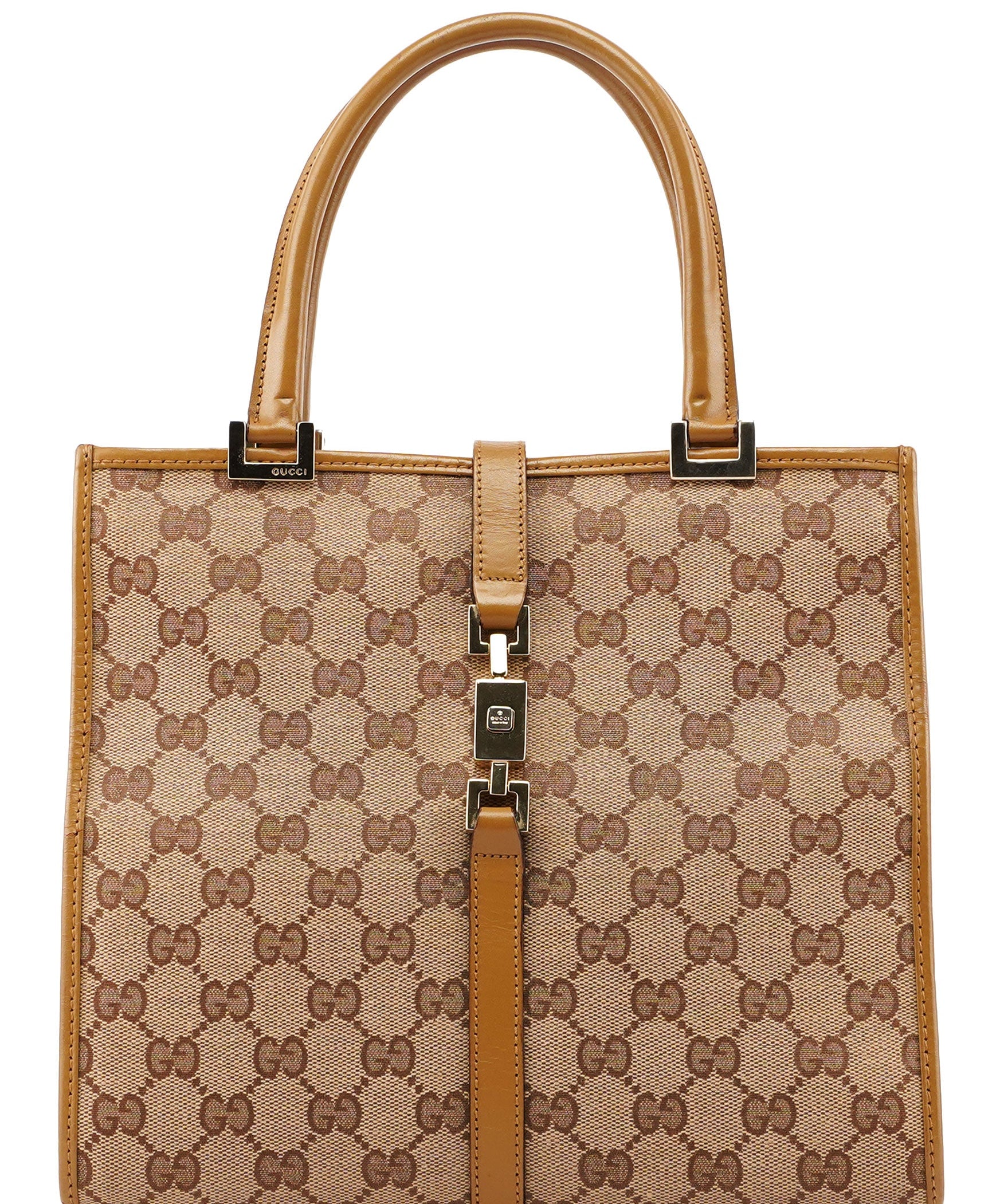 Gucci 002 1065 Beige GG Jackie Tote