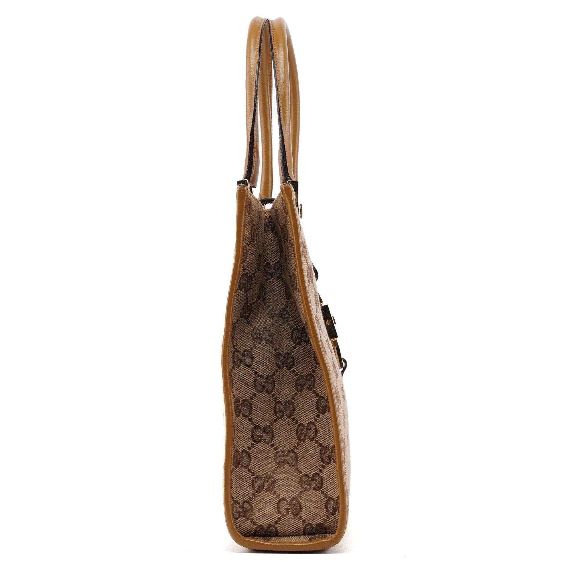 Gucci 002 1065 Beige GG Jackie Tote