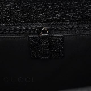 Gucci 002 1065 Black Leather Jackie Tote Bag