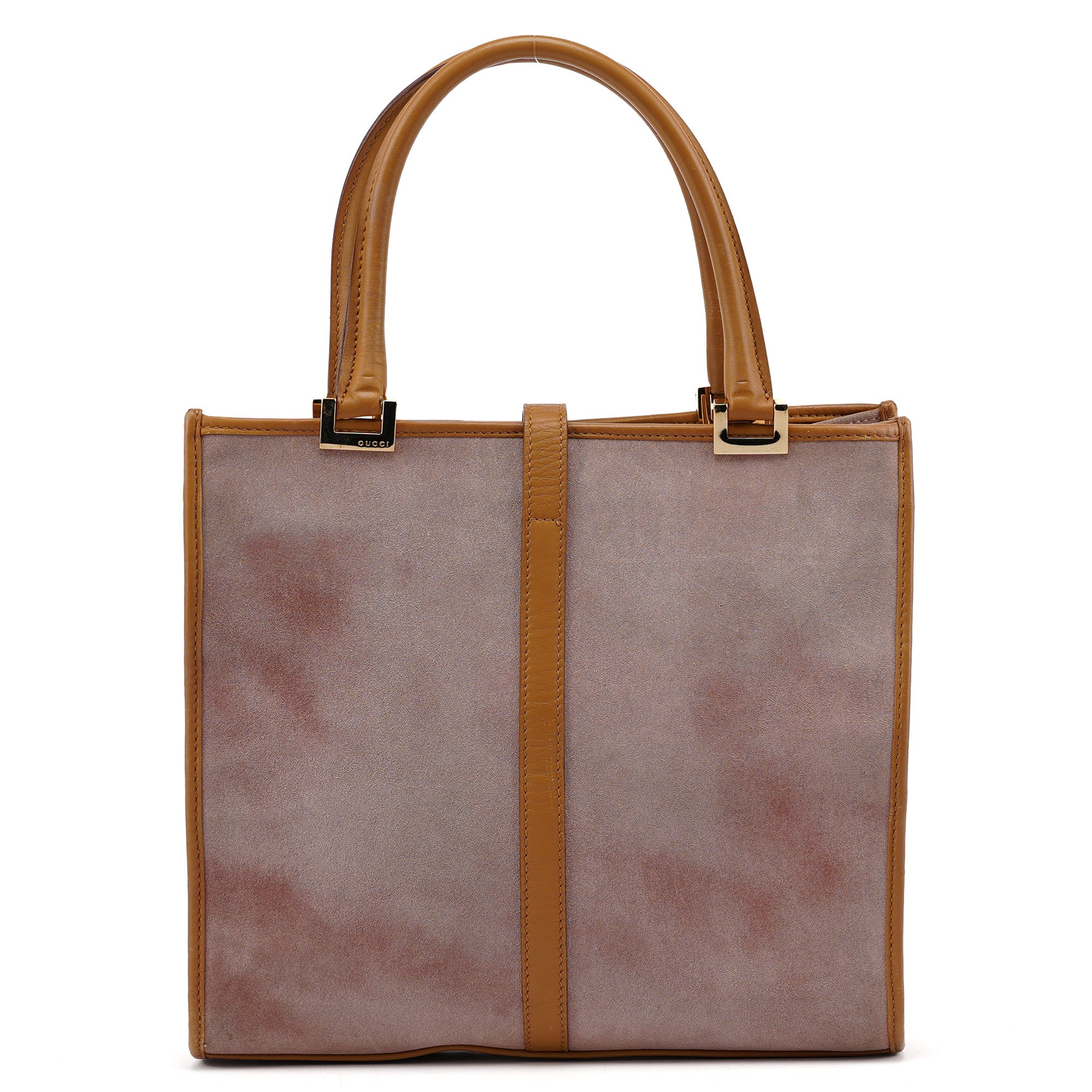 Gucci 002 1065 Pink Suede Jackie Tote Bag