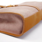Gucci 002 1065 Pink Suede Jackie Tote Bag