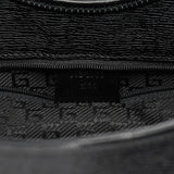 Gucci 002 1066 Black Leather Jackie Shoulder Bag