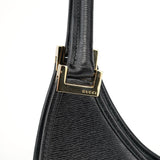 Gucci 002 1066 Black Leather Jackie Shoulder Bag
