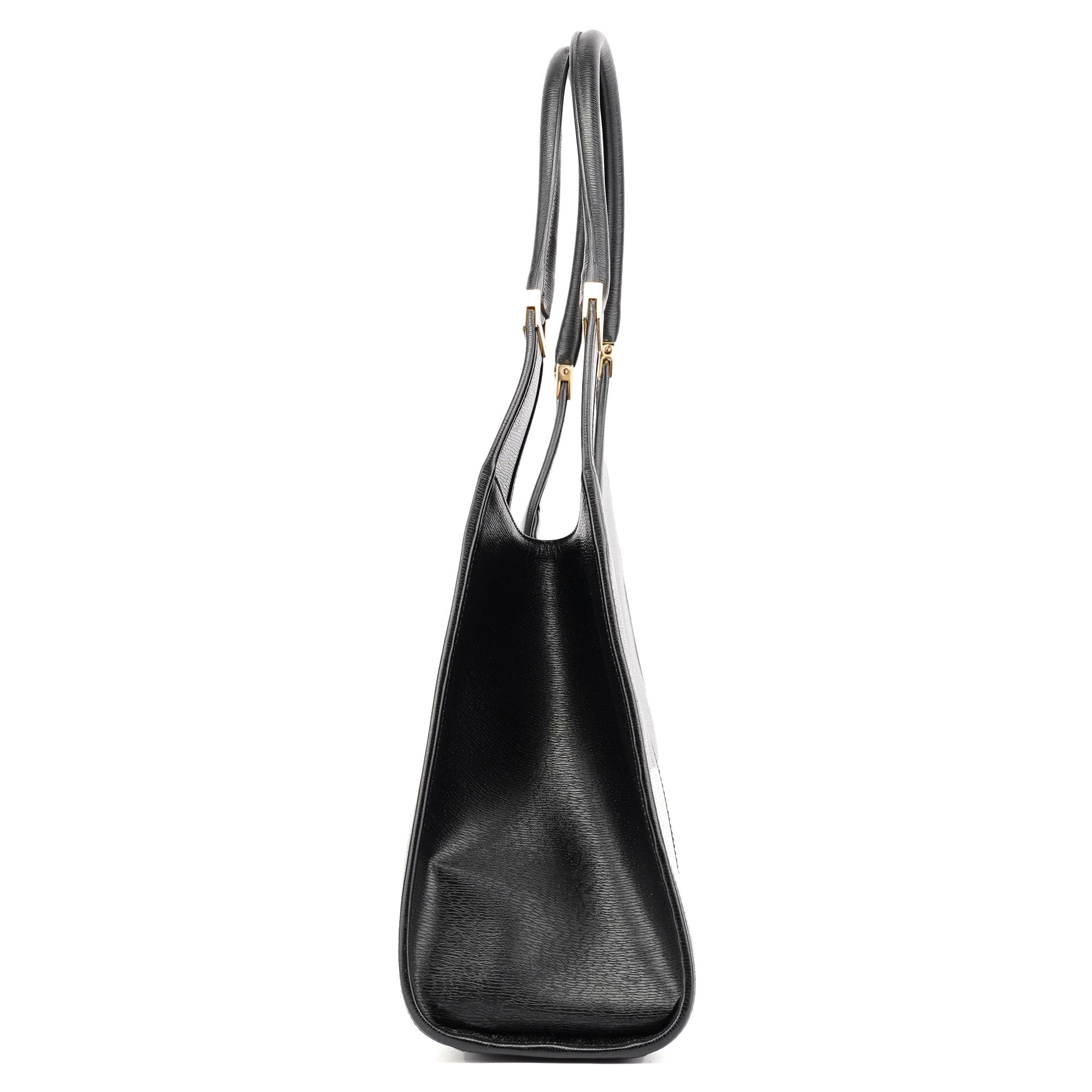 Gucci 002 1066 Black Leather Jackie Shoulder Bag