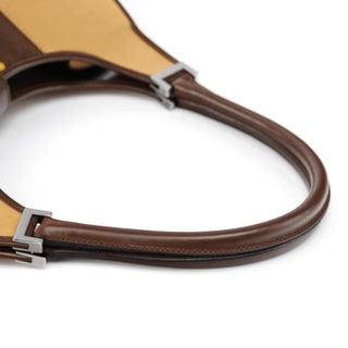 Gucci 002 1067 Beige Canvas Jackie Shoulder Bag