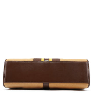 Gucci 002 1067 Beige Canvas Jackie Shoulder Bag