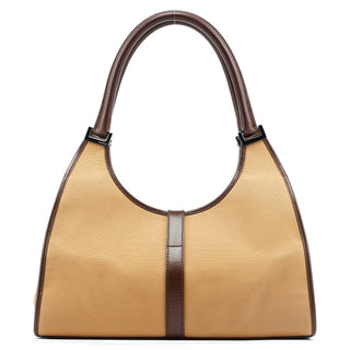 Gucci 002 1067 Beige Canvas Jackie Shoulder Bag