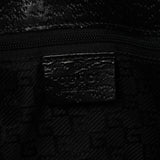 Gucci 002 1067 Black Canvas Jackie Shoulder Bag