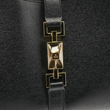 Gucci 002 1067 Black Leather Jackie Shoulder Bag