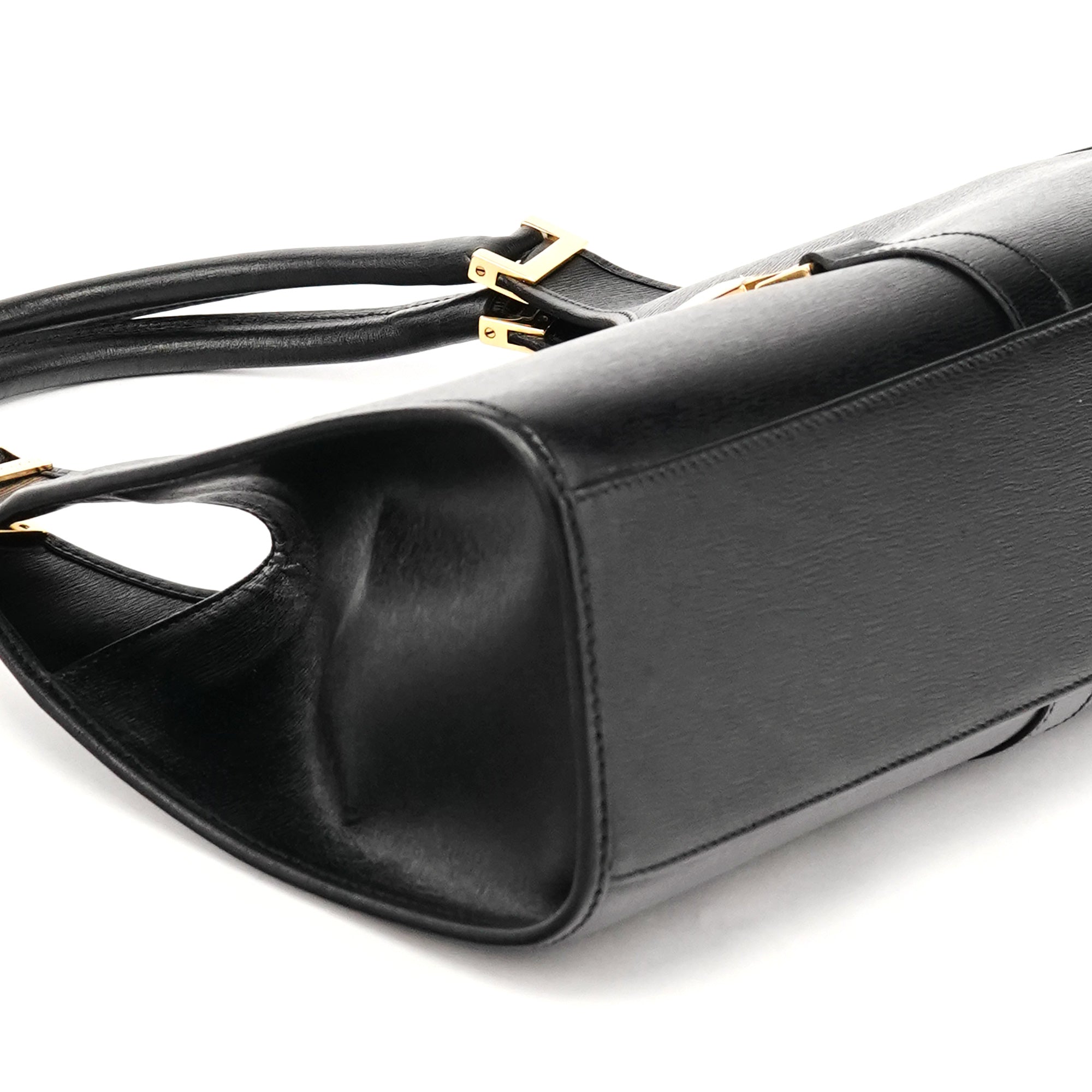 Gucci 002 1067 Black Leather Jackie Shoulder Bag