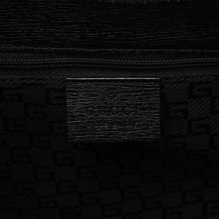 Gucci 002 1067 Black Leather Jackie Shoulder Bag