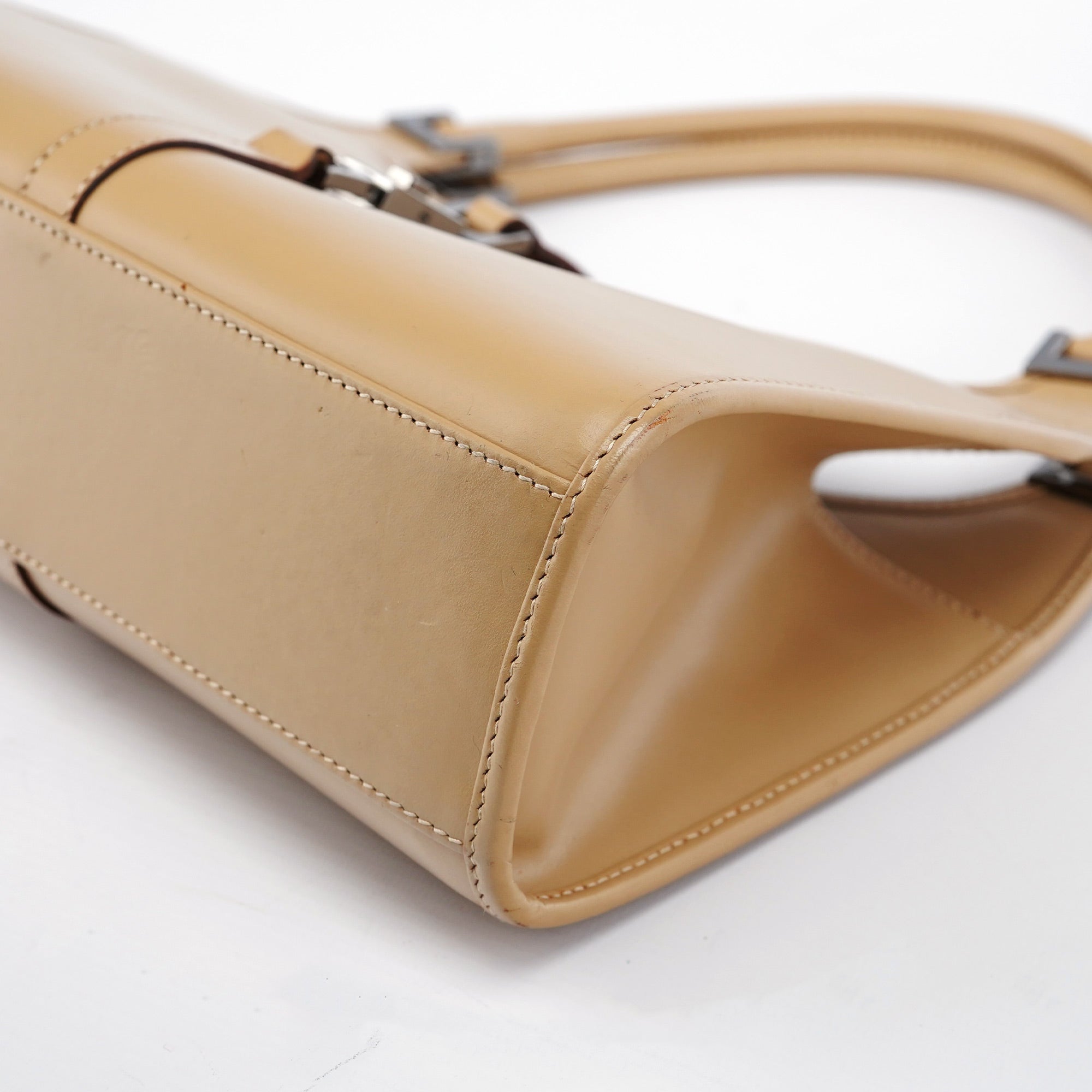 Gucci 002 1068 Beige Calfskin Jackie Bag