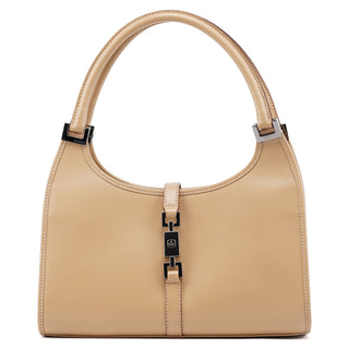 Gucci 002 1068 Beige Calfskin Jackie Bag