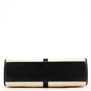 Gucci 002 1068 Beige Canvas Leather Jackie Shoulder Bag