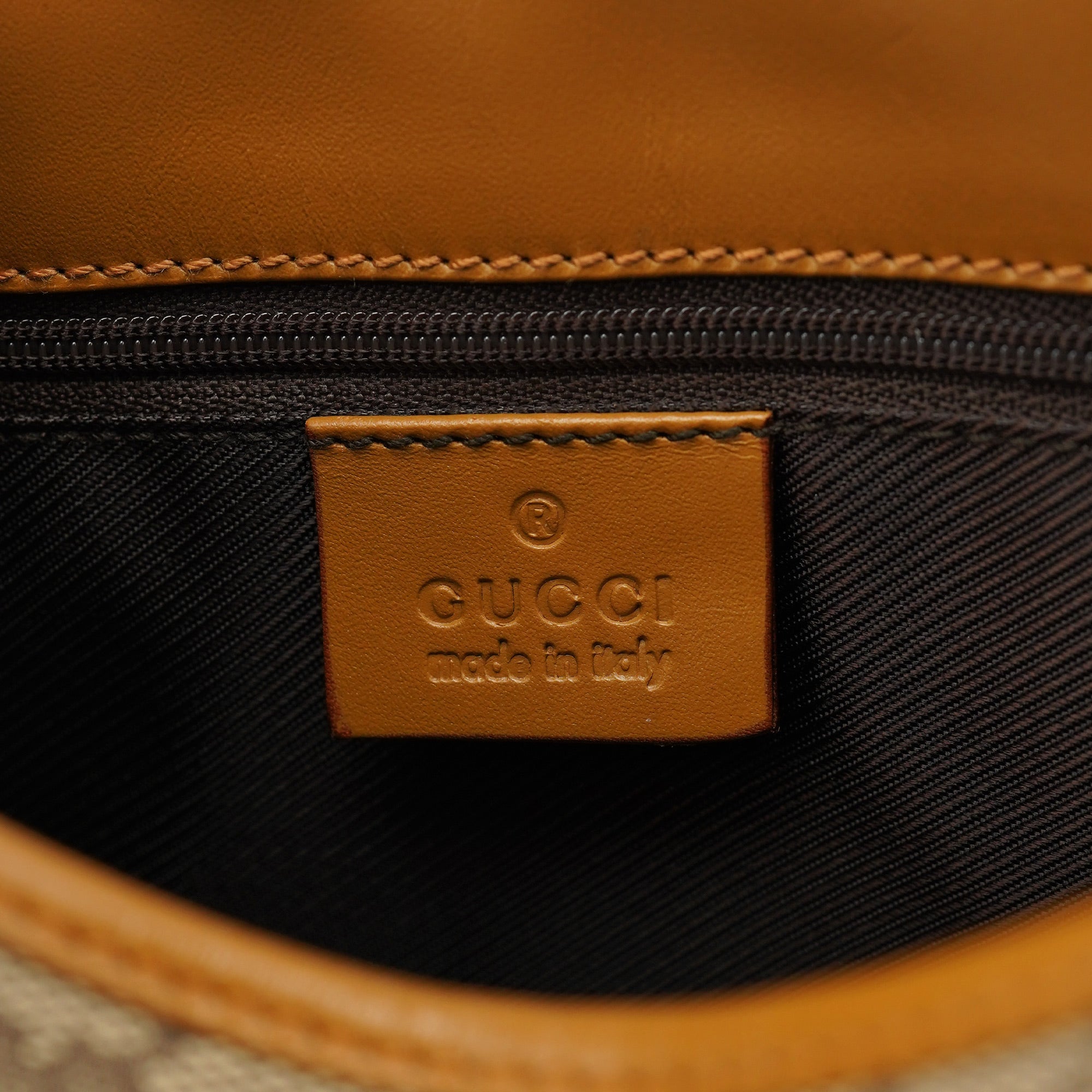 Gucci 002 1068 Beige GG Jackie Shoulder Bag