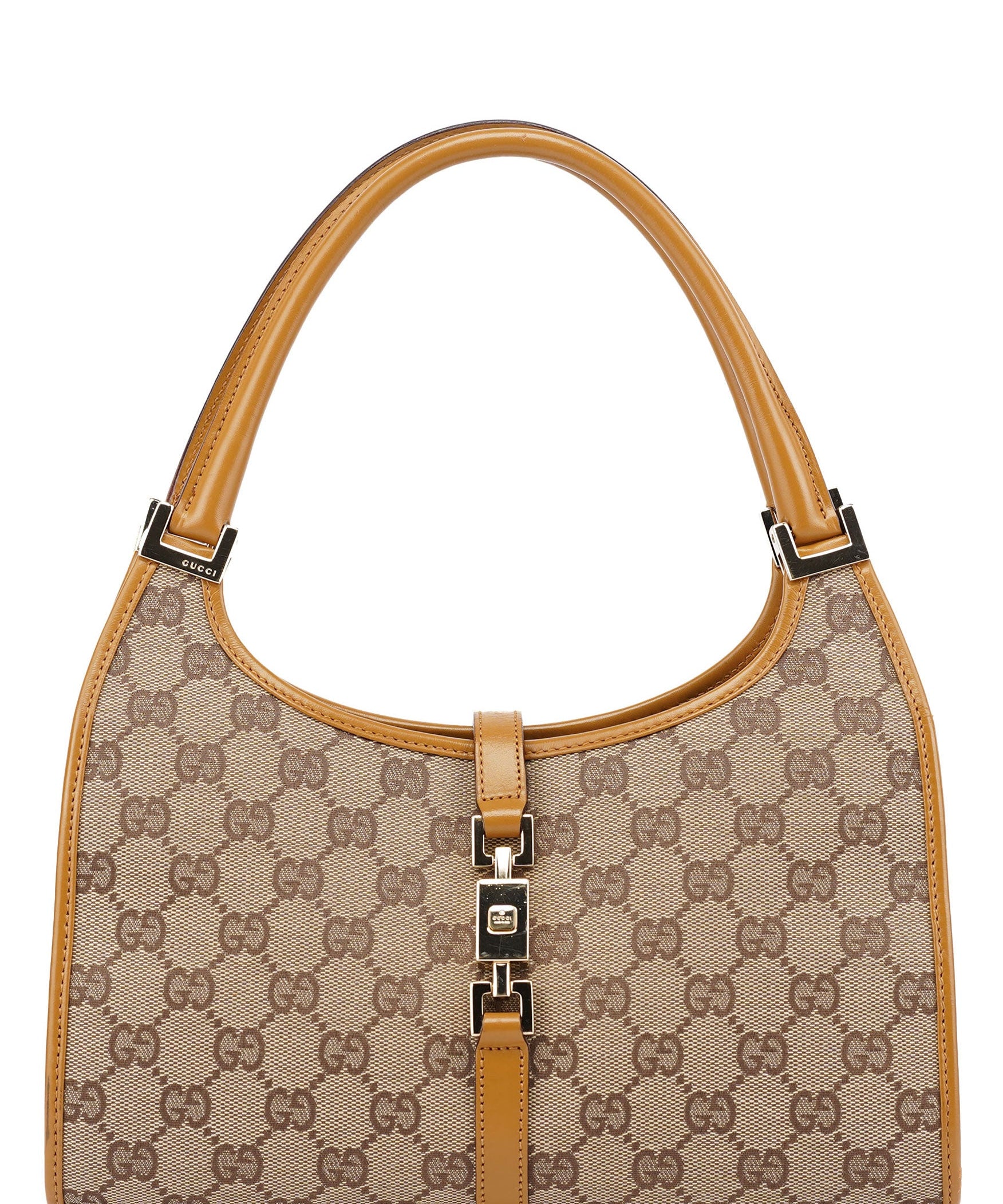 Gucci 002 1068 Beige GG Jackie Shoulder Bag
