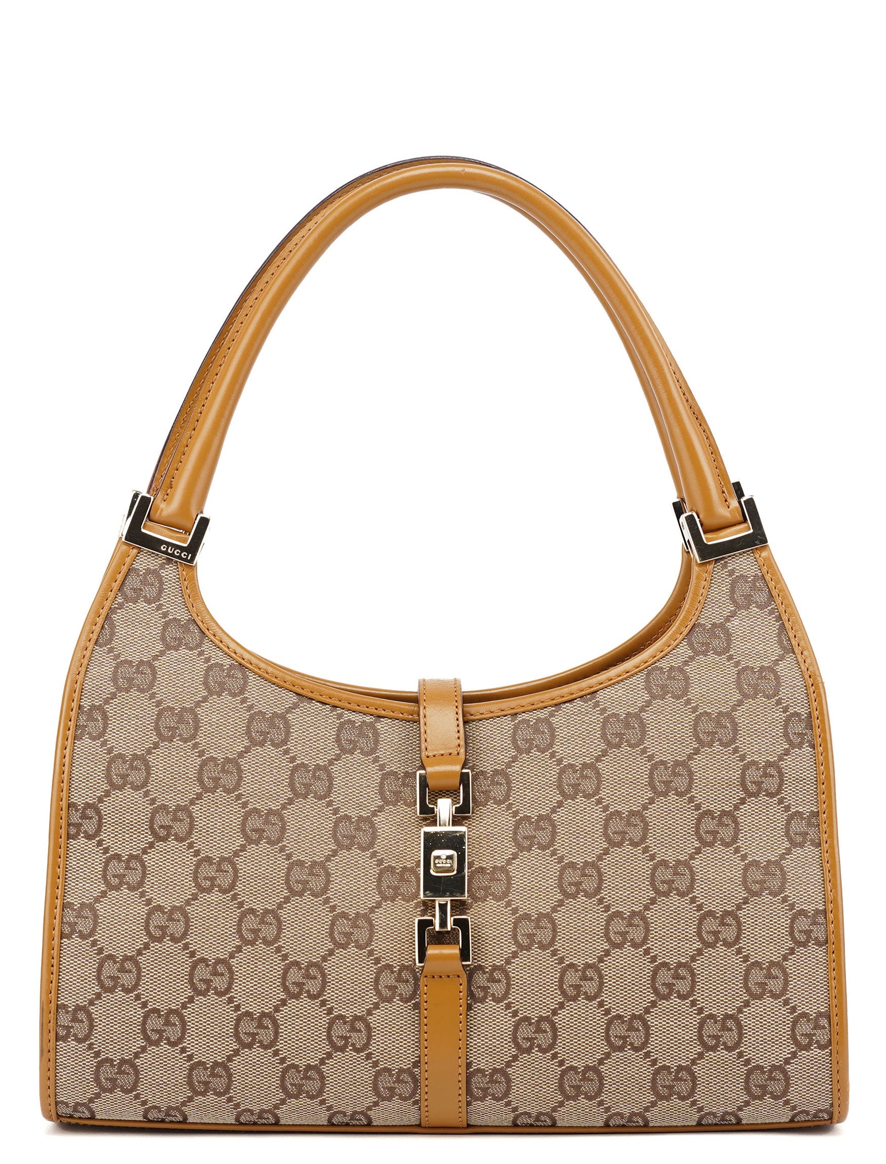 Gucci 002 1068 Beige GG Jackie Shoulder Bag