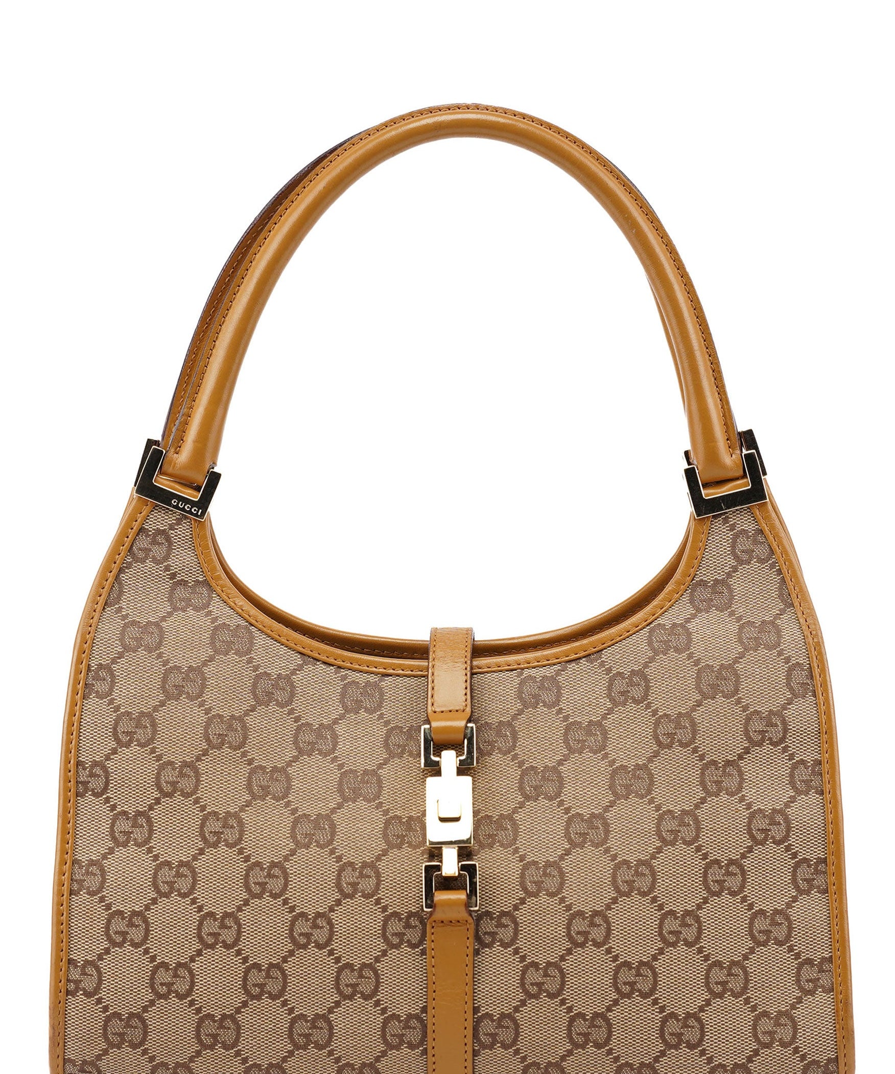 Gucci 002 1068 Beige GG Jackie Shoulder Bag