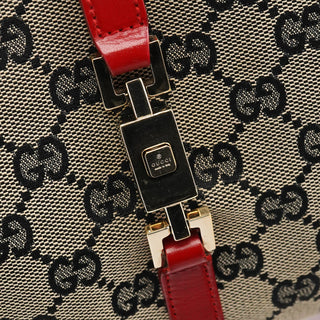 Gucci 002 1068 Beige Red GG Jackie Shoulder Bag