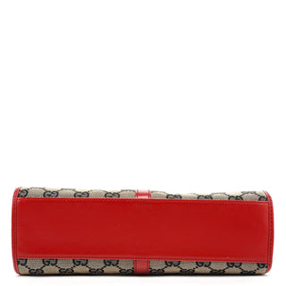 Gucci 002 1068 Beige Red GG Jackie Shoulder Bag