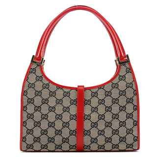 Gucci 002 1068 Beige Red GG Jackie Shoulder Bag