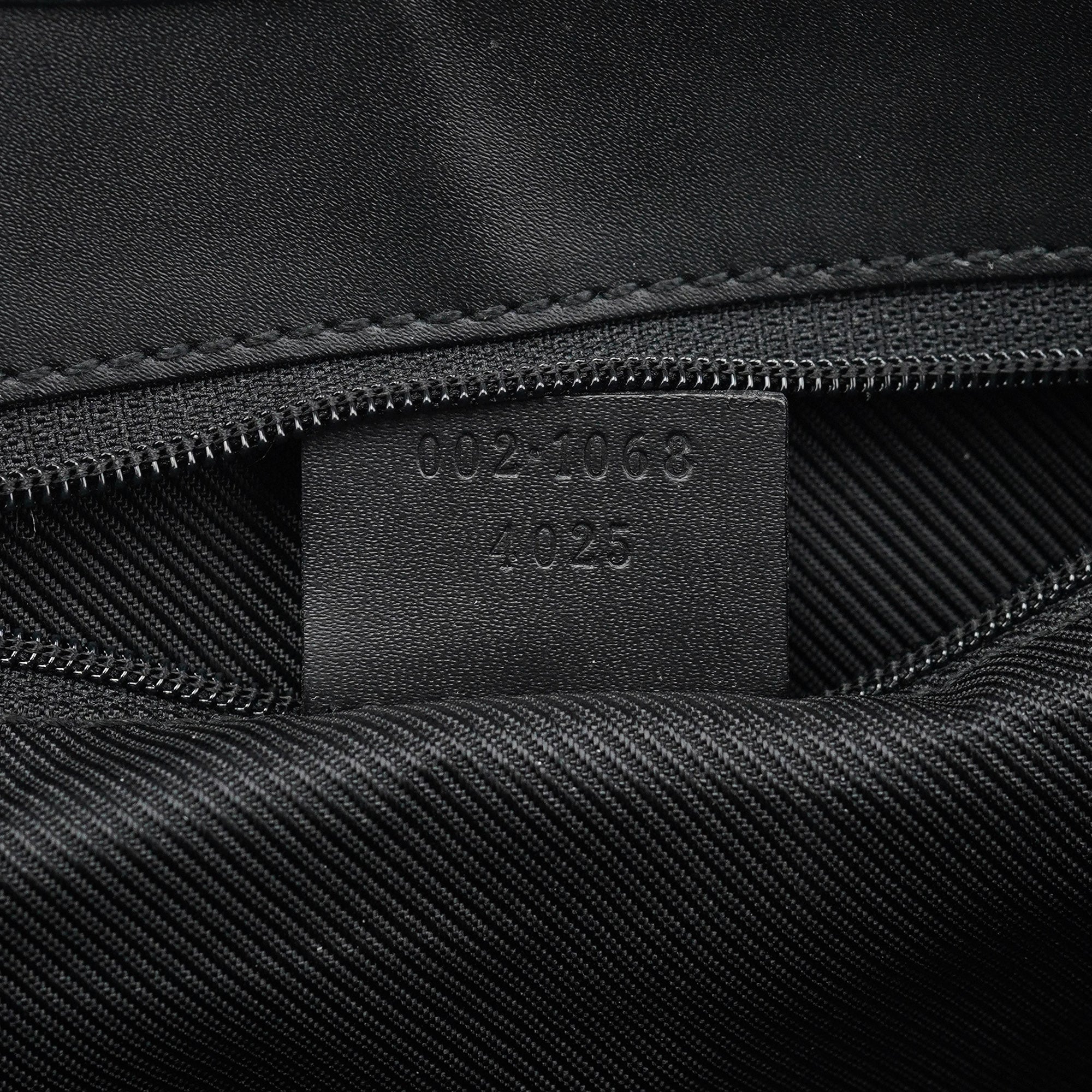 Gucci 002 1068 Borsa a spalla Jackie in tela GG grigia