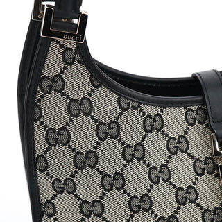 Gucci 002 1068 Grey GG Jackie Shoulder Bag