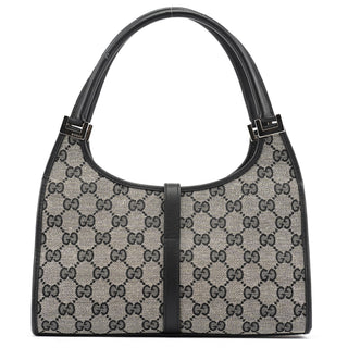 Gucci 002 1068 Grey GG Jackie Shoulder Bag