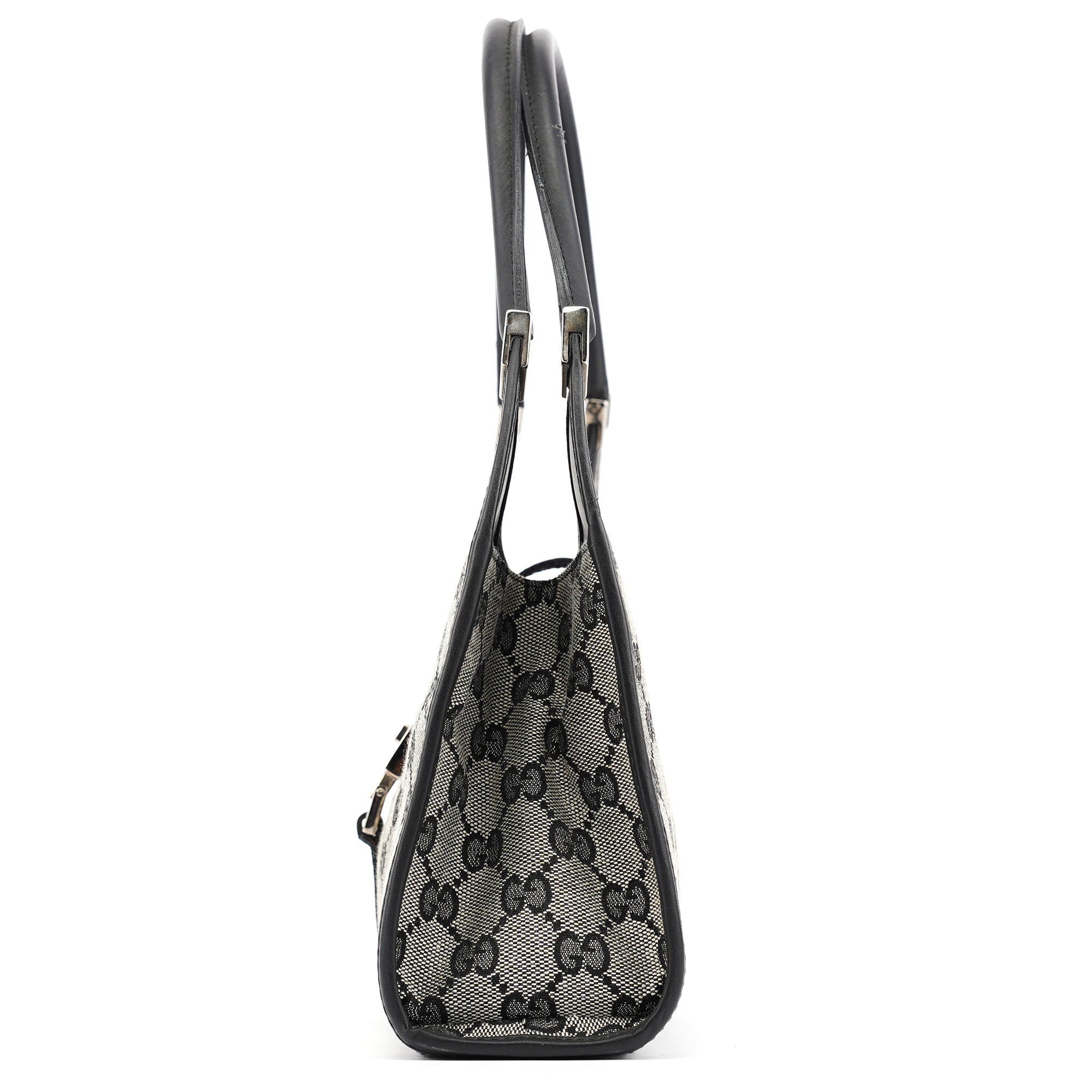 Gucci 002 1068 Borsa a spalla Jackie in tela GG grigia