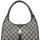 Gucci 002 1068 Borsa a spalla Jackie in tela GG grigia