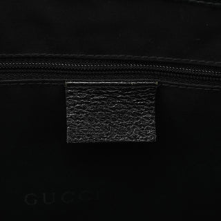 Gucci 002 1073 Black Leather Jackie Tote Bag